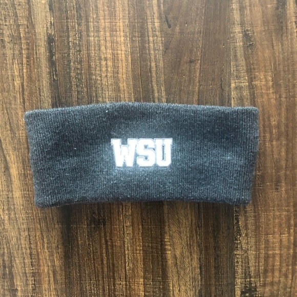 Accessories - Grey & White WSU Knit Headband